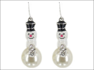 SNOWMAN DANGLING EARRINGS ( 0148 MASPL )