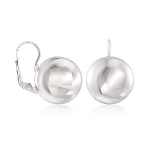 SILVER BALL EARRINGS ( 00001 S )