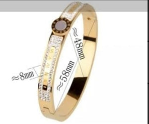 GOLD BANGLE STAINLESS STEEL ( 053 2 )