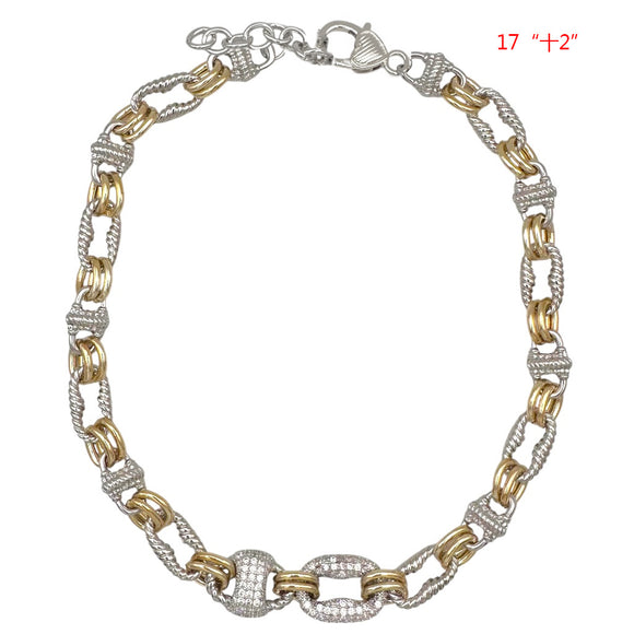 14K GOLD PLATED NECKLACE ( 1020 )