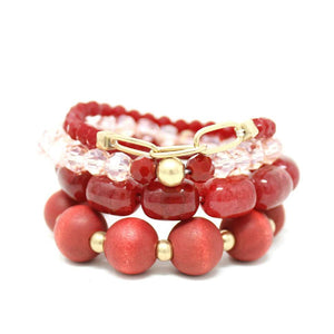 Red Stretch Bracelet ( 2285 WGRD )