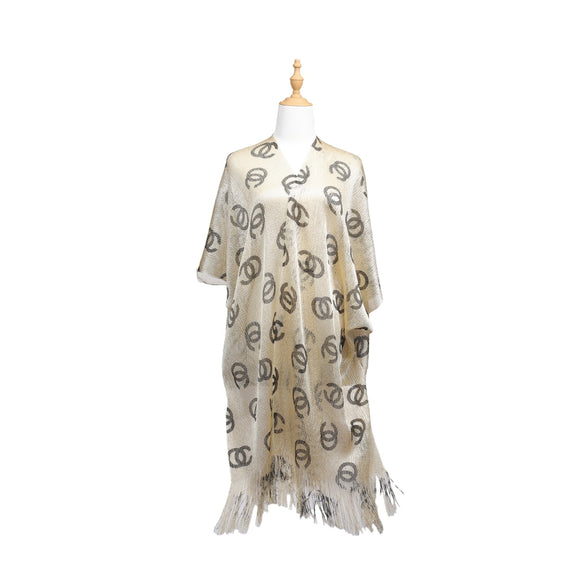 GOLD WRAP PONCHO ( 960007 GDGD )