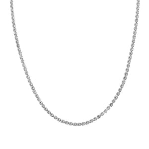 3MM SILVER NECKLACE ( 18185 CRR )