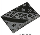BLACK GREY SCARF ( 1016 BKGY )