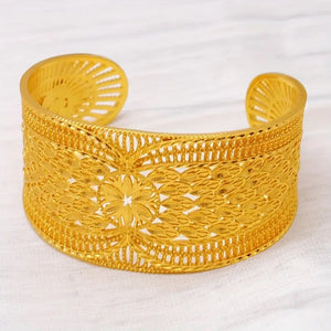 GOLD CUFF BANGLE ( 11696 )