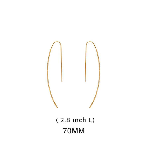 14k Gold Dipped Hoop Earrings ( 10352 GD )