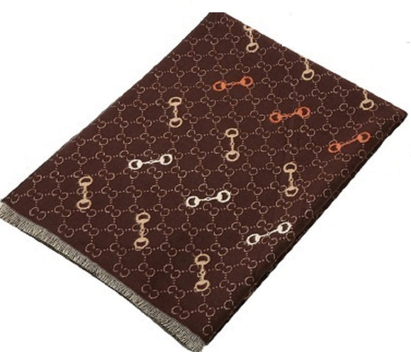 BROWN TAN SCARF ( 1084 BR )