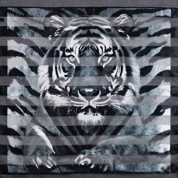 BLACK TIGER SCARF ( 1050 BK )