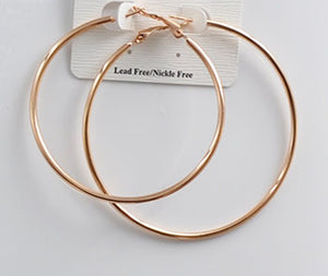 HOOP EARRINGS LARGE ( 2401 RL )