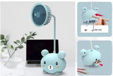 CUTE FAN PENCIL SHARPENER BLUE ( 1576 BL )