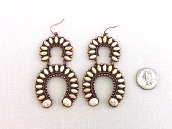 WESTERN DESIGN EARRINGS ( 1056 CBWT )