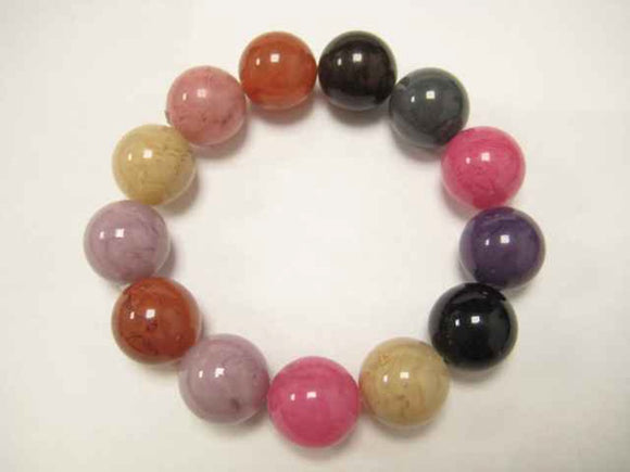 BEAD STRETCH BRACELET MULTICOLOR ( 648 MT )