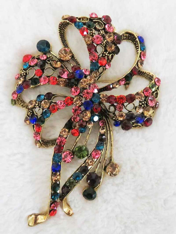 MULTICOLOR BROOCH PIN ( 2978 MT )