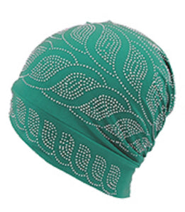 GREEN TURBAN RHINESTONES ( 1434 GN )