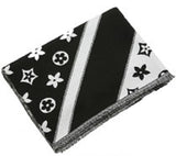 BLACK WHITE SCARF ( 1016 BKWH )