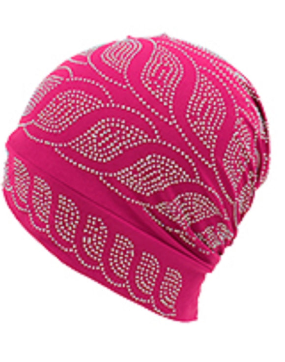 PINK TURBAN RHINESTONES ( 1434 PK )