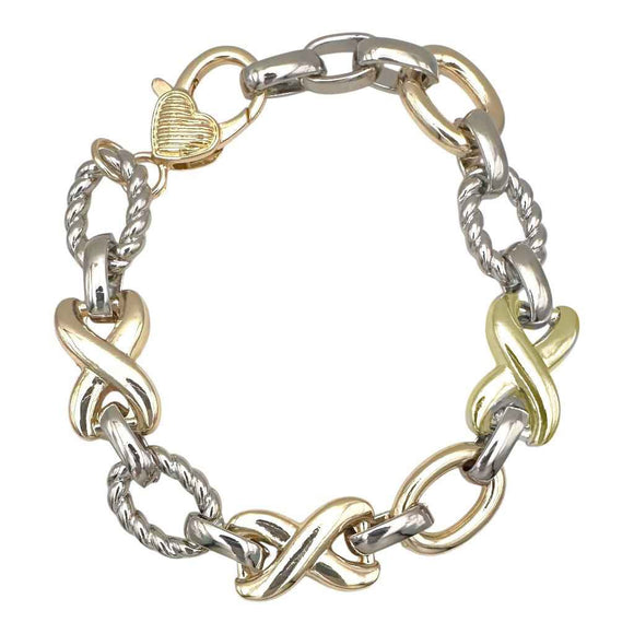 14K GOLD PLATED BRACELET ( 1158 B )