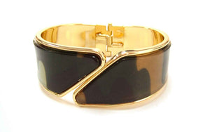 GOLD CAMOUFLAGE BANGLE ( 818 CMFG )