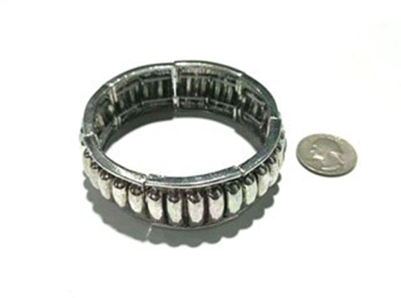 SILVER STRETCH BRACELET ( 2341 SB )