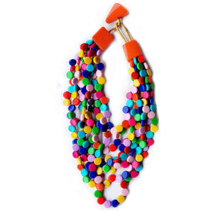 Multicolor Bead Necklace Set ( 0203 MUL )