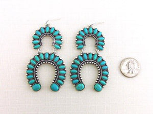 WESTERN DESIGN EARRINGS ( 1056 SBTQ )