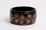 BLACK ACRYLIC BANGLE ( 4321 J )