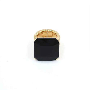 GOLD BLACK STRETCH RING ( 2007 GDJET )