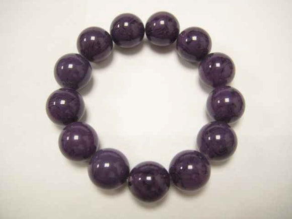 BEAD STRETCH BRACELET PURPLE ( 648 PP )