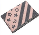 PINK GREY SCARF ( 1016 PKGY )