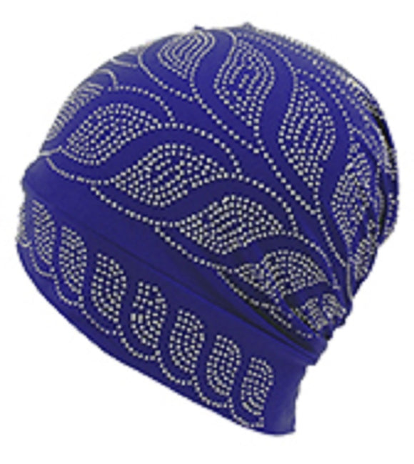 BLUE TURBAN RHINESTONES ( 1434 BL )