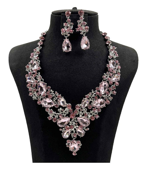 Multi Color Rani Haar Necklace Set and MultiColor Kundan Jewellery Set
