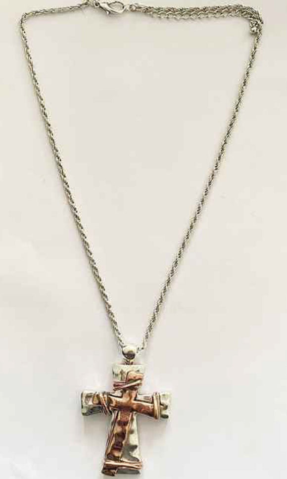 CROSS NECKLACE SET ( 9719 SBCB )