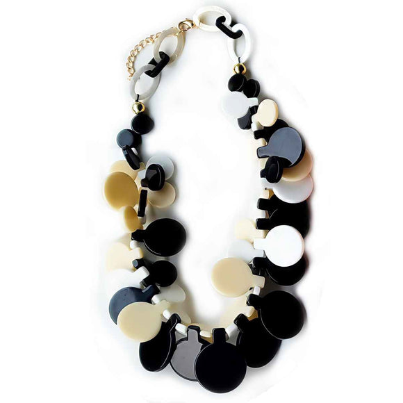 Black Multicolor Necklace ( 0089 BKMUL )