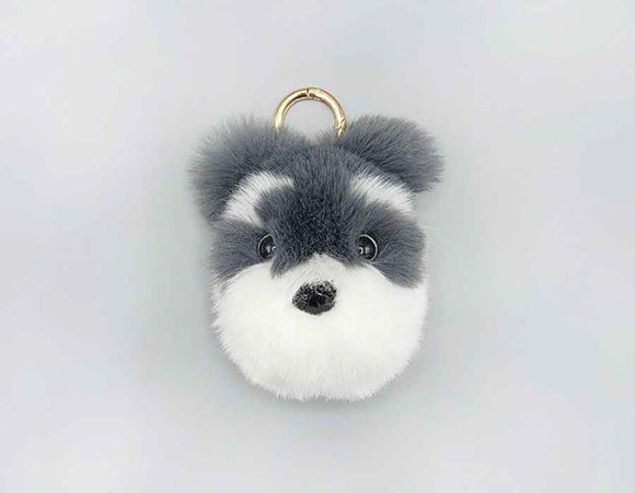 POM POM PUPPY KEYCHAIN ( 1663 )