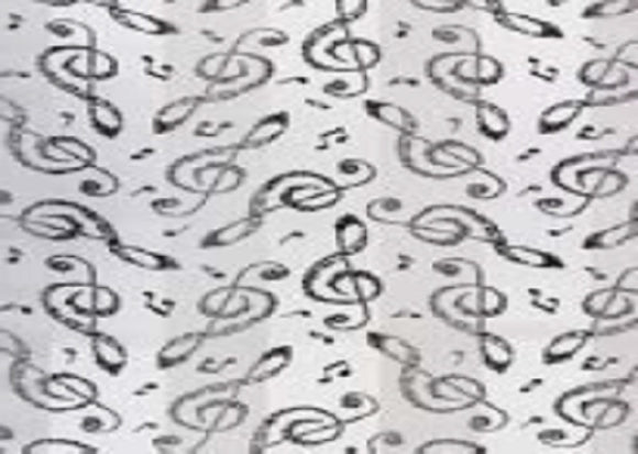 WHITE MUSIC SCARF ( 2006 BK ) (Copy)