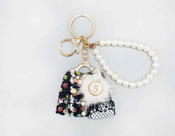 FASHION SUIT KEYCHAIN ( 1697 BK )