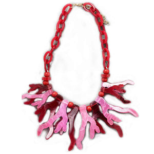 Red Coral Necklace ( 0201 RED )