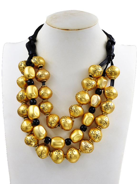 GOLD NECKLACE ( 244302 GNK )