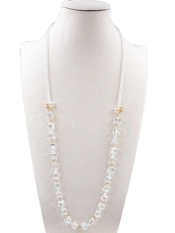 CLEAR STONE NECKLACE ( 253603 CLNK )