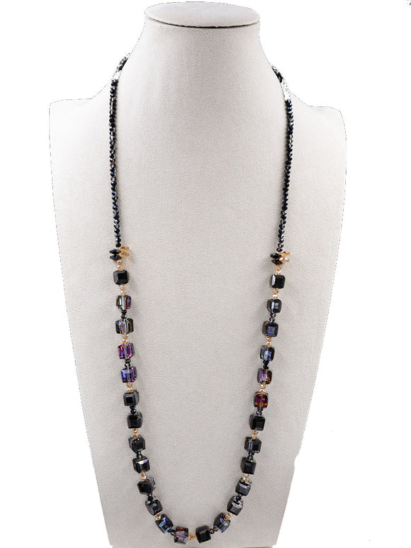 HEMATITE STONE NECKLACE ( 253603 HTNK )