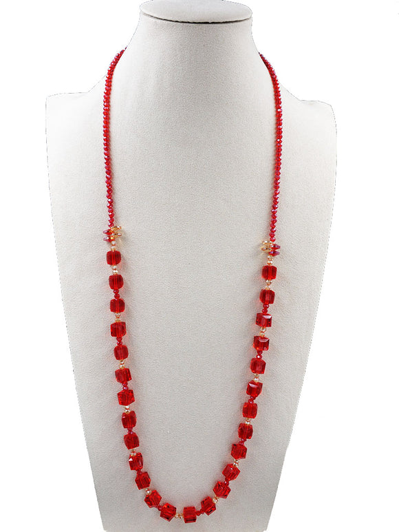 RED STONE NECKLACE ( 253603 RNK )