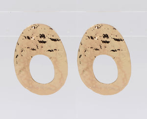 GOLD ROUND EARRINGS ( 3897 GOL )