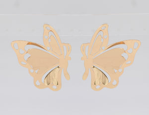 GOLD BUTTERFLY EARRINGS ( 5147 GOL )