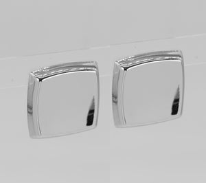 SILVER SQUARE EARRINGS ( 5165 SIL )