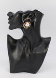 SILVER EARRINGS CREAM PEARL ( 6925 SLCRM )