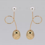 GOLD EARRINGS ( 6950 GLGOL )