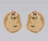 GOLD ROUND EARRINGS ( 6956 GOL )