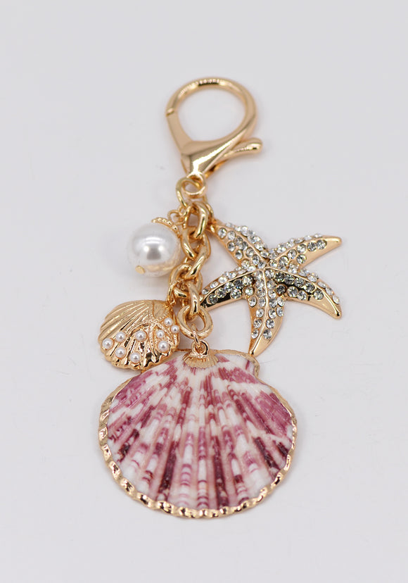 GOLD SEALIFE BAG CHARM ( 1003 GLNTL )