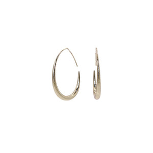 GOLD HOOP EARRINGS ( 28222 G )