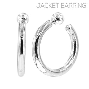 45mm HOOP BALL EARRINGS ( 28671 45R )